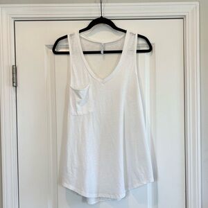 Z Supply White V-Neck Tank Top